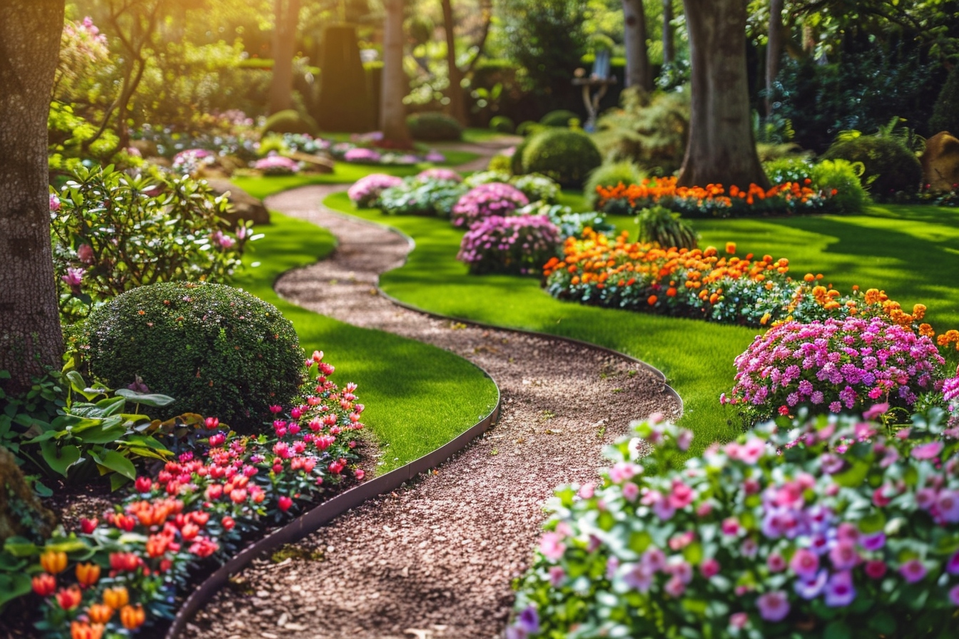 Jardin luxuriant avec installations modernes à Saint Maur des Fossés reflétant les dernières tendances en aménagement d'espaces verts